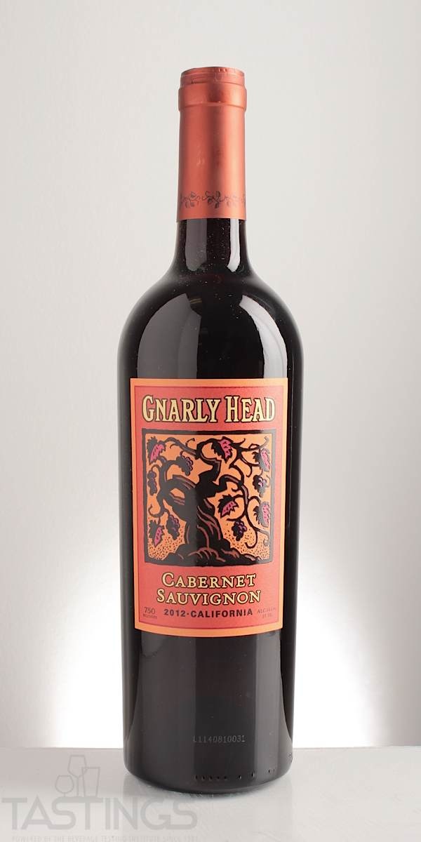 Gnarly Head 2012 Cabernet Sauvignon California USA Wine Review Tastings