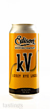 Edison Brewing KV Honey Rye Lager