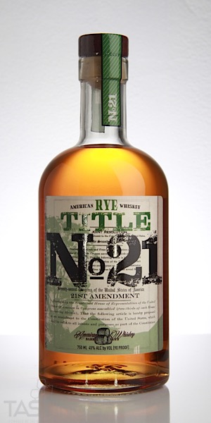 Title No 21 Rye Whiskey Usa Spirits Review Tastings