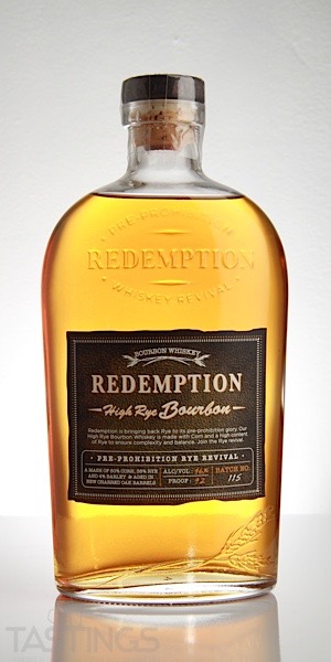 Redemption High Rye Bourbon Whiskey Usa Spirits Review Tastings