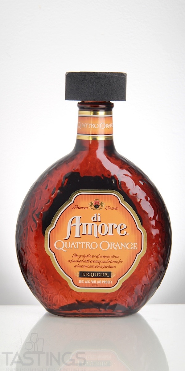 di Amore Quattro Orange Liqueur USA Spirits Review Tastings