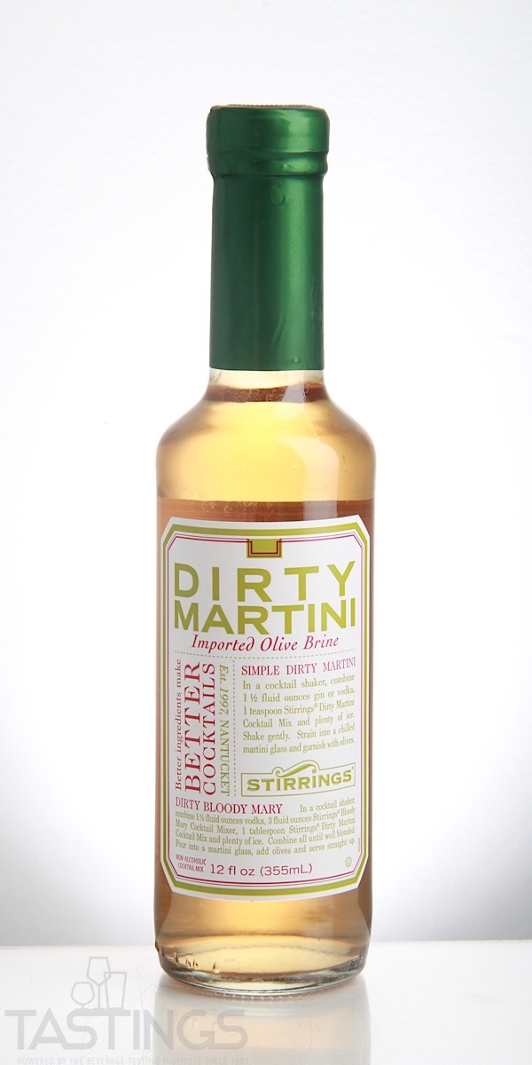Stirrings Dirty Martini Olive Brine USA Mixer Review Tastings