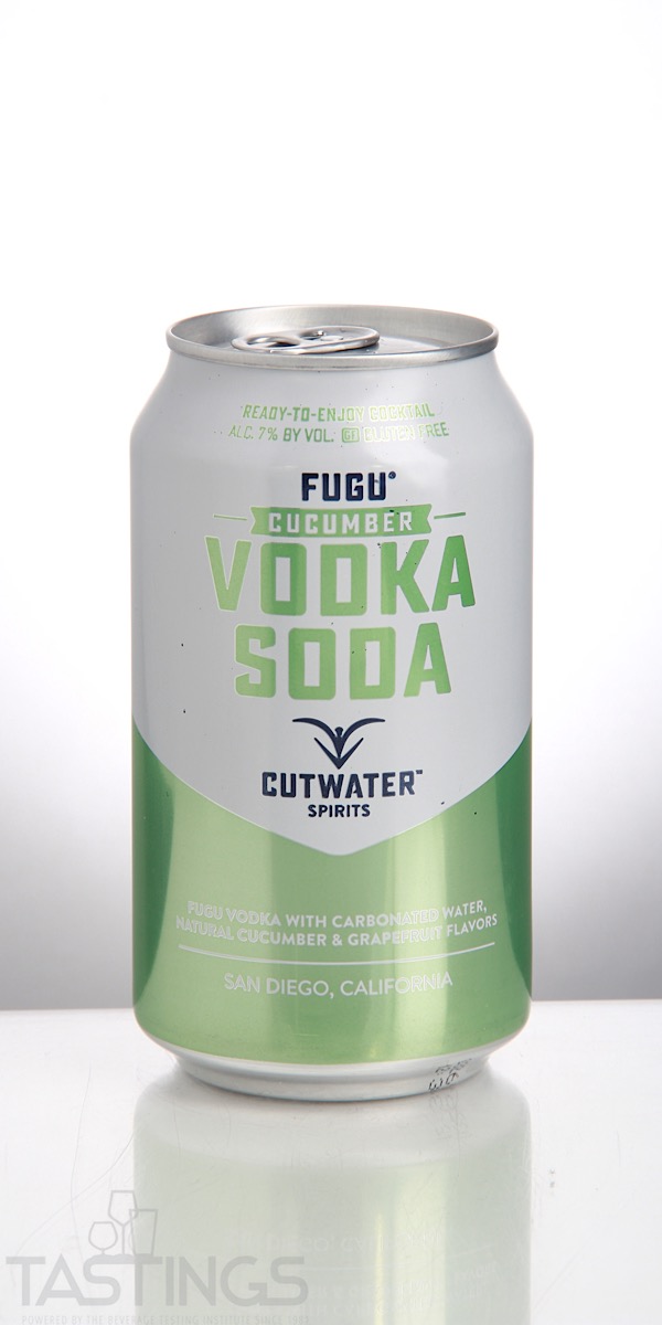 Cutwater Fugu Vodka Soda Cucumber USA RTD Review | Tastings Cutwater Fugu Vodka Soda Cucumber USA RTD Review | Tastings