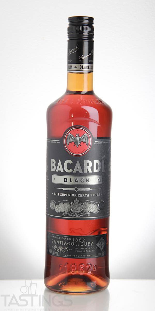 Bacardi Black Rum Puerto Rico Spirits Review Tastings