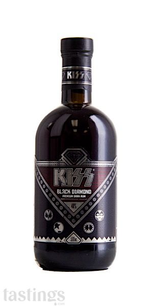 Kiss Black Diamond Premium Dark Rum Caribbean Islands Spirits Review Tastings