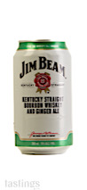 Jim Beam Straight Bourbon Whiskey and Ginger Ale
