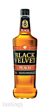 Black Velvet Peach Flavored Canadian Whiskey