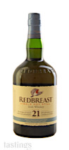 REDBREAST 21 Year Old Single Pot Still Irish Whiskey