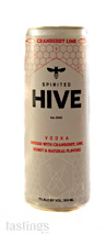 Spirited Hive Vodka Cocktail Infused with Cranberry, Lime, and Honey