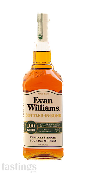 Evan Williams 4 Year Old Bottled In Bond Kentucky Straight Bourbon Whiskey  USA Spirits Review | Tastings