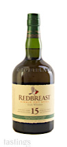 Redbreast 15 Year Old Single Pot Still Irish Whiskey
