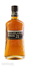 Highland Park 21 Year Old Island Single Malt Scotch Whisky