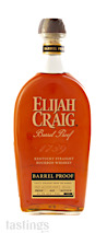 Elijah Craig Barrel Proof Kentucky Straight Bourbon Whiskey Batch No. B524
