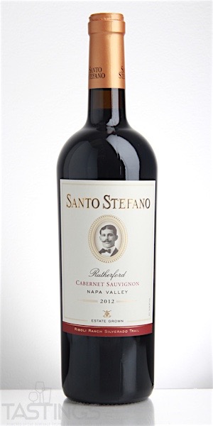 Santo Stefano 2012 Estate Grown Cabernet Sauvignon Rutherford Napa ...
