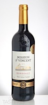 Mission St. Vincent 2015 Merlot-Cabernet Sauvignon, Bordeaux Rouge