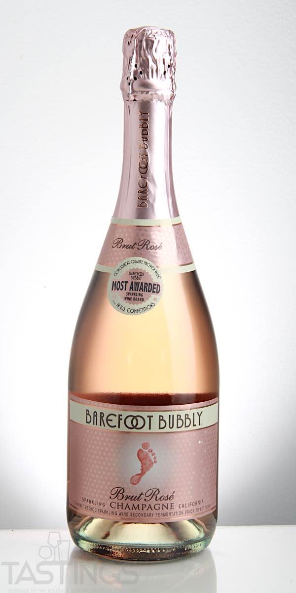 Barefoot Bubbly NV Sparkling Brut Rose California USA Wine Review