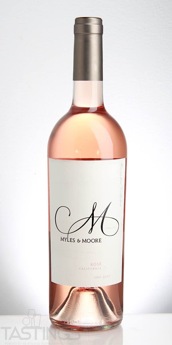 Myles and Moore 2017 Rose California USA Wine Review Tastings