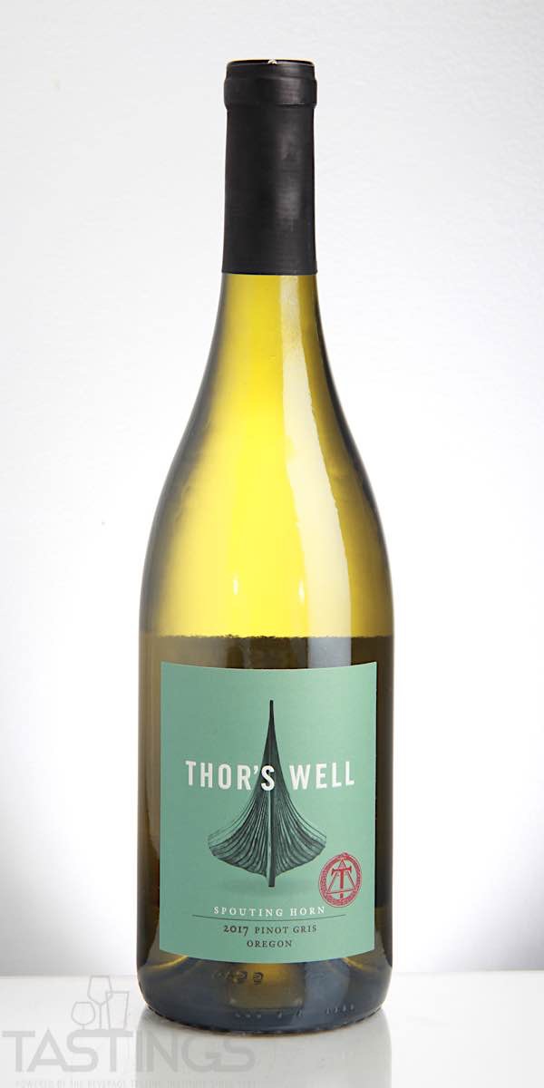 Thors Well 2017 Spouting Horn Pinot Gris Oregon USA Wine Review Tastings