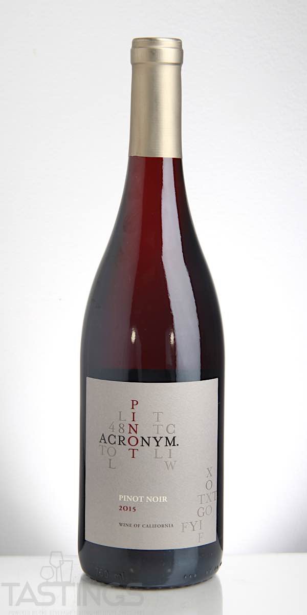 Acronym 15 Pinot Noir California Usa Wine Review Tastings