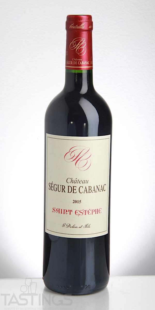 Chateau Segur de Cabanac 2015 St Estephe France Wine Review Tastings