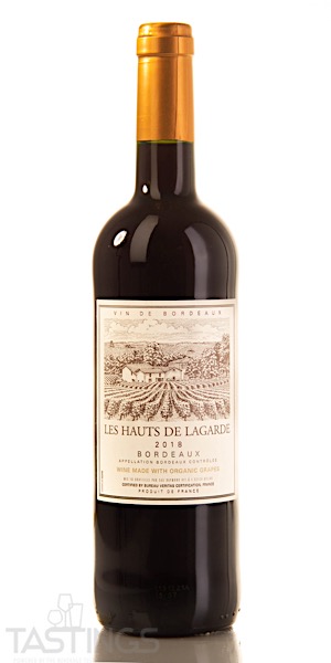 Les Hauts de Lagarde 2018 Red Blend Bordeaux AOC France ...