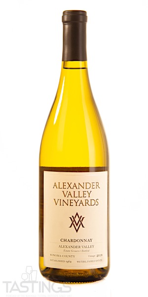 alexander valley vineyards chardonnay 2018