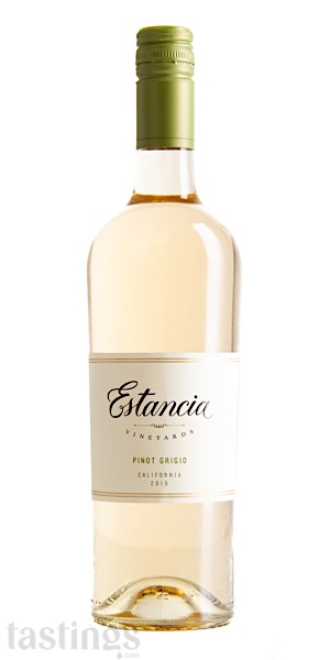 Estancia 2019 Pinot Grigio California USA Wine Review | Tastings