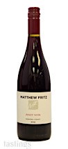 Matthew Fritz 2019 Pinot Noir, Sonoma Coast