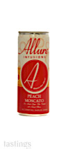 Allure Infusions NV Peach Moscato California