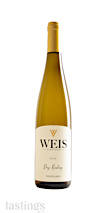 Weis Vineyards 2020 Dry, Riesling, Finger Lakes