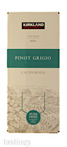 Kirkland Signature 2022 Pinot Grigio, California