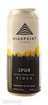 Highpoint Cider Spur Semi-Dry Ginger Session Cider