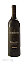 William Heritage 2022 Reserve BDX Red Blend Outer Coastal Plain