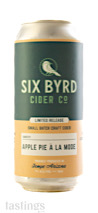 Six Byrd Cider Limited Edition Apple Pie A La Mode Common Cider
