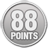 88 points