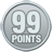 99 points